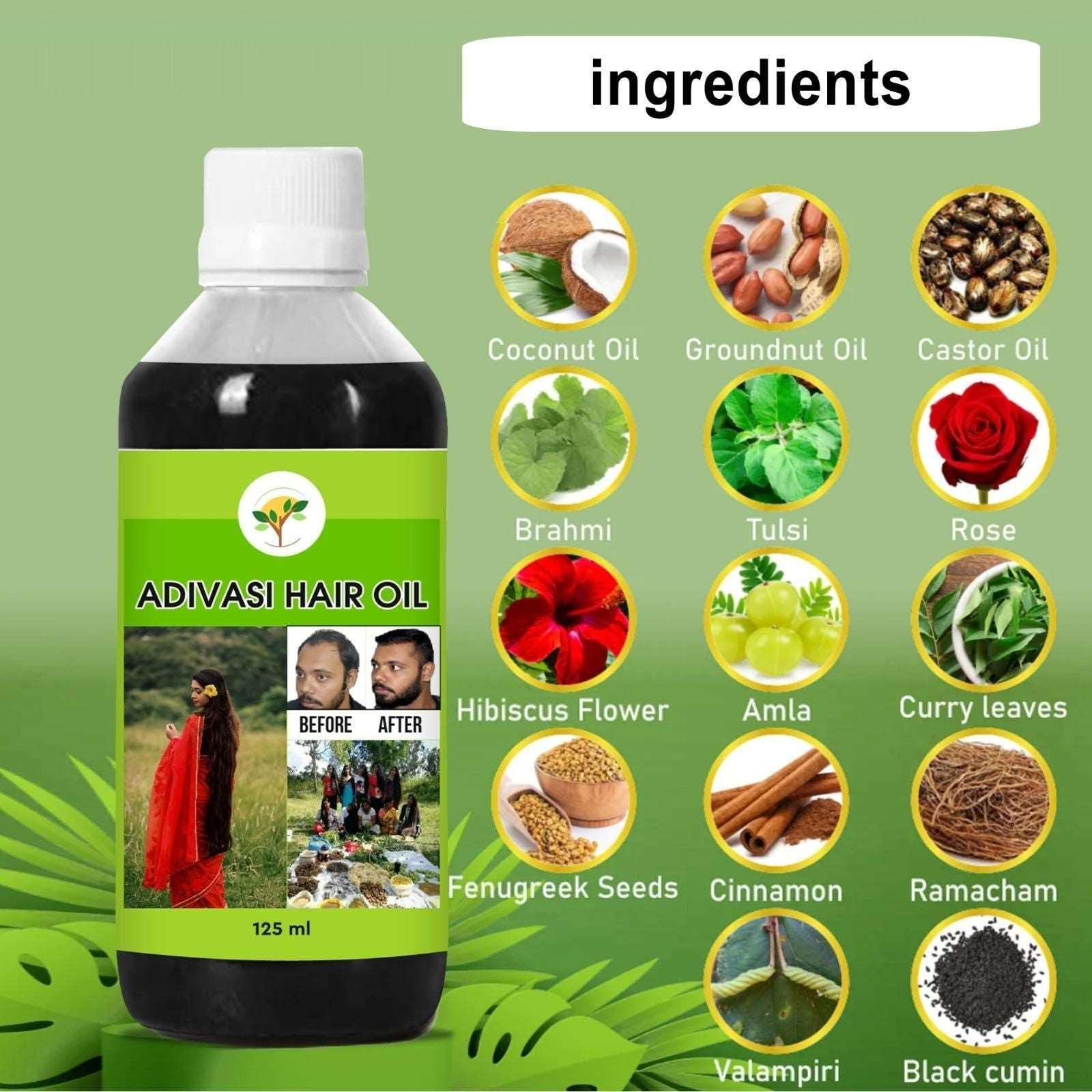 Buy The New Ayurvedic Oil by Adivasi 125 ML (Combo) - BestCart