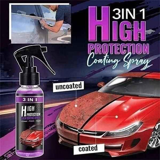 Buy The New 3 in 1 High Protection Quick Car Ceramic Coating Spray - Car Wax Polish Spray (Pack of 2) - BestCart