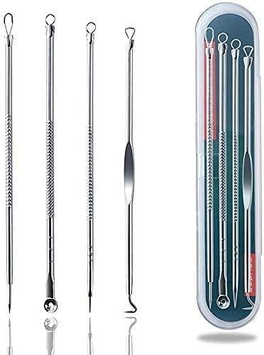 Buy The New Stainless Steel Blackhead Remover Extractor Tool Set of 4 - BestCart