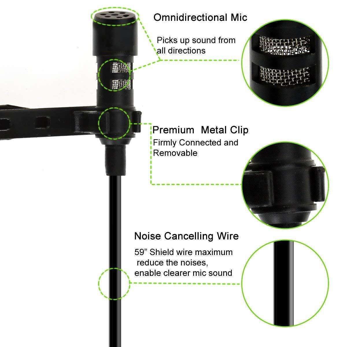 Buy The New Dynamic Lapel Collar USB Omnidirectional Mic - BestCart