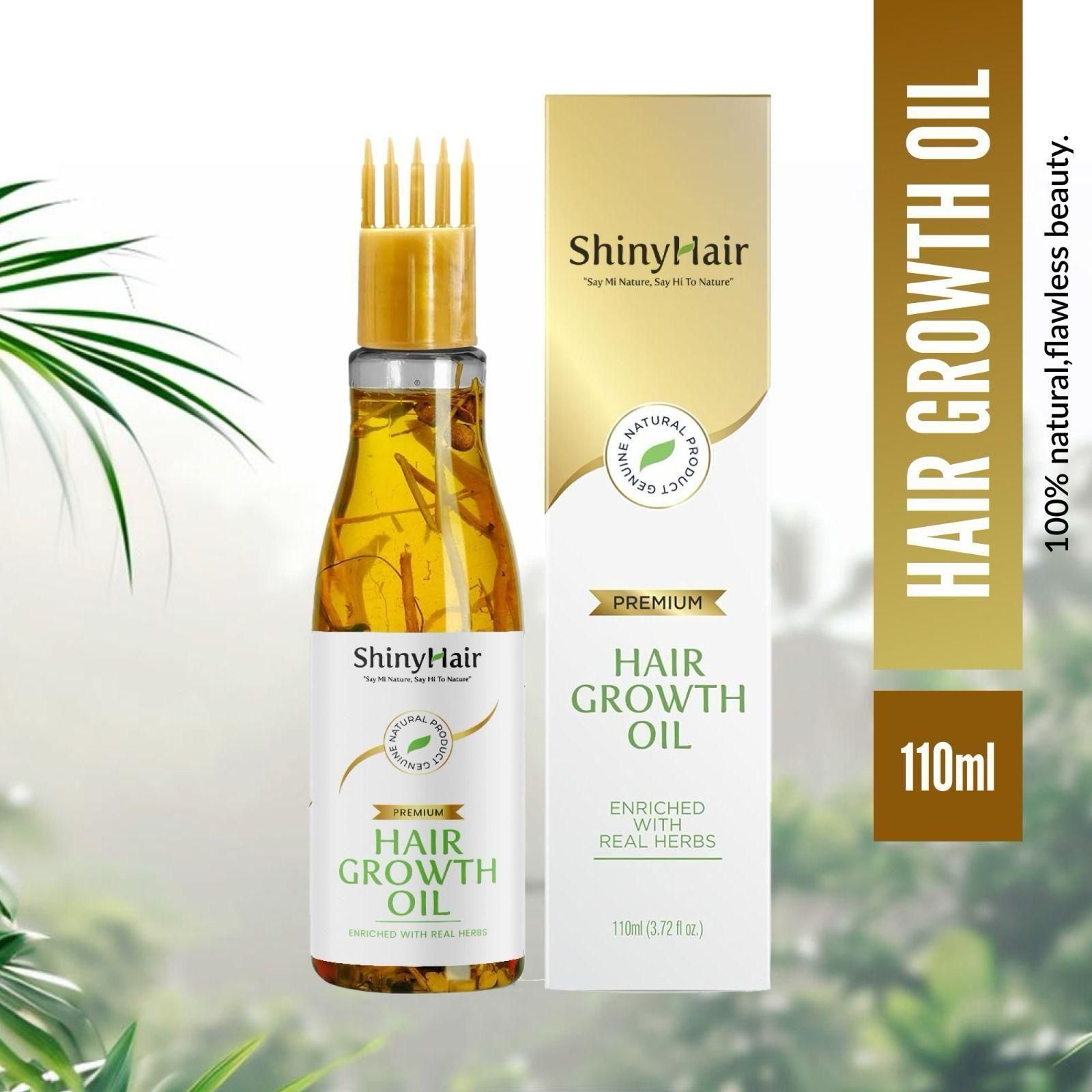 Buy The New ShinyHair Growth Oil Enriched With Real Herbs 110ml (Pack of 2) - BestCart