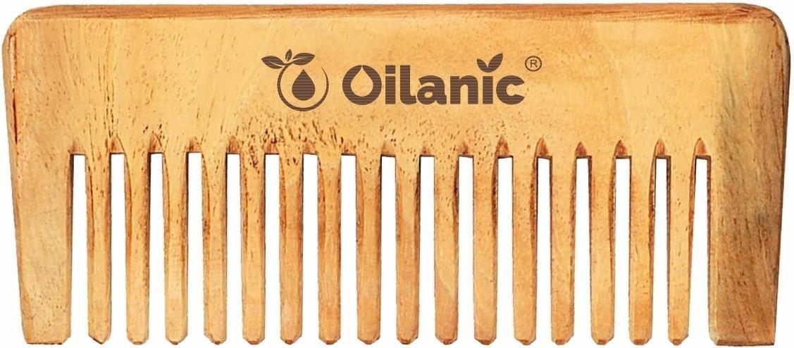 Buy The New Oilanic Herbal Handmade  Neem Wooden Comb - BestCart