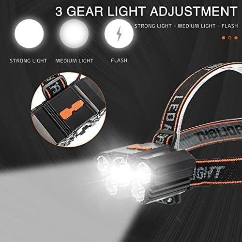 Buy The New Headlamp Flashlight with Case Waterproof Running Headlamp - BestCart