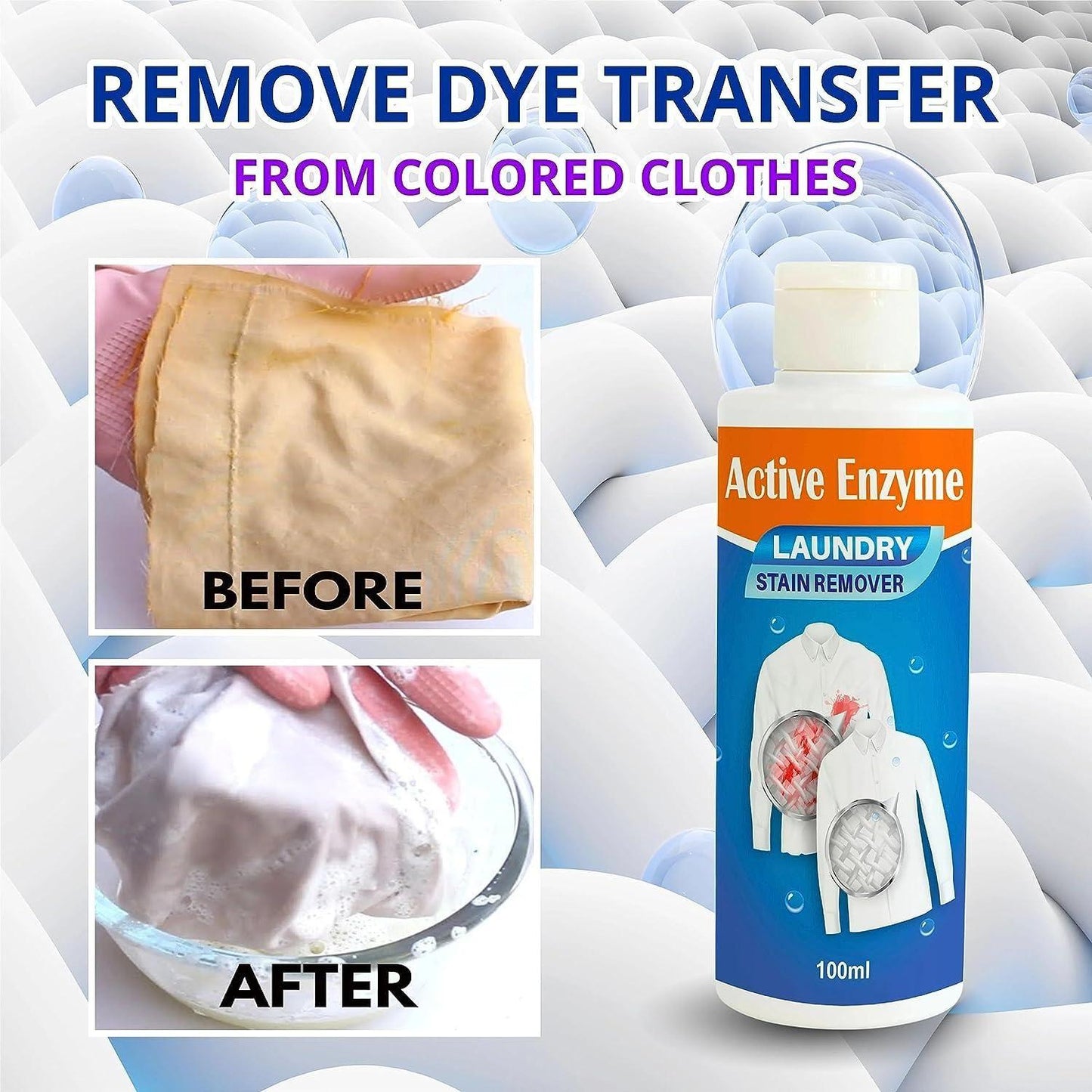 Buy The New Active Enzyme Laundry Stain Remover (100ml Each) (2) - BestCart