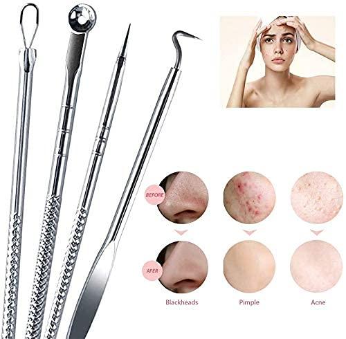 Buy The New Stainless Steel Blackhead Remover Extractor Tool Set of 4 - BestCart