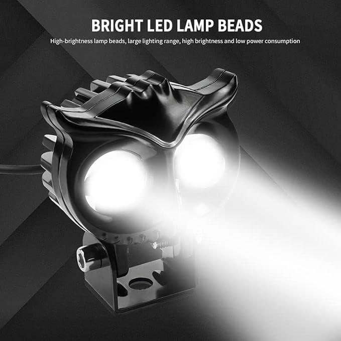 Buy The New Owl Shape design motorcycle LED Fog light - BestCart