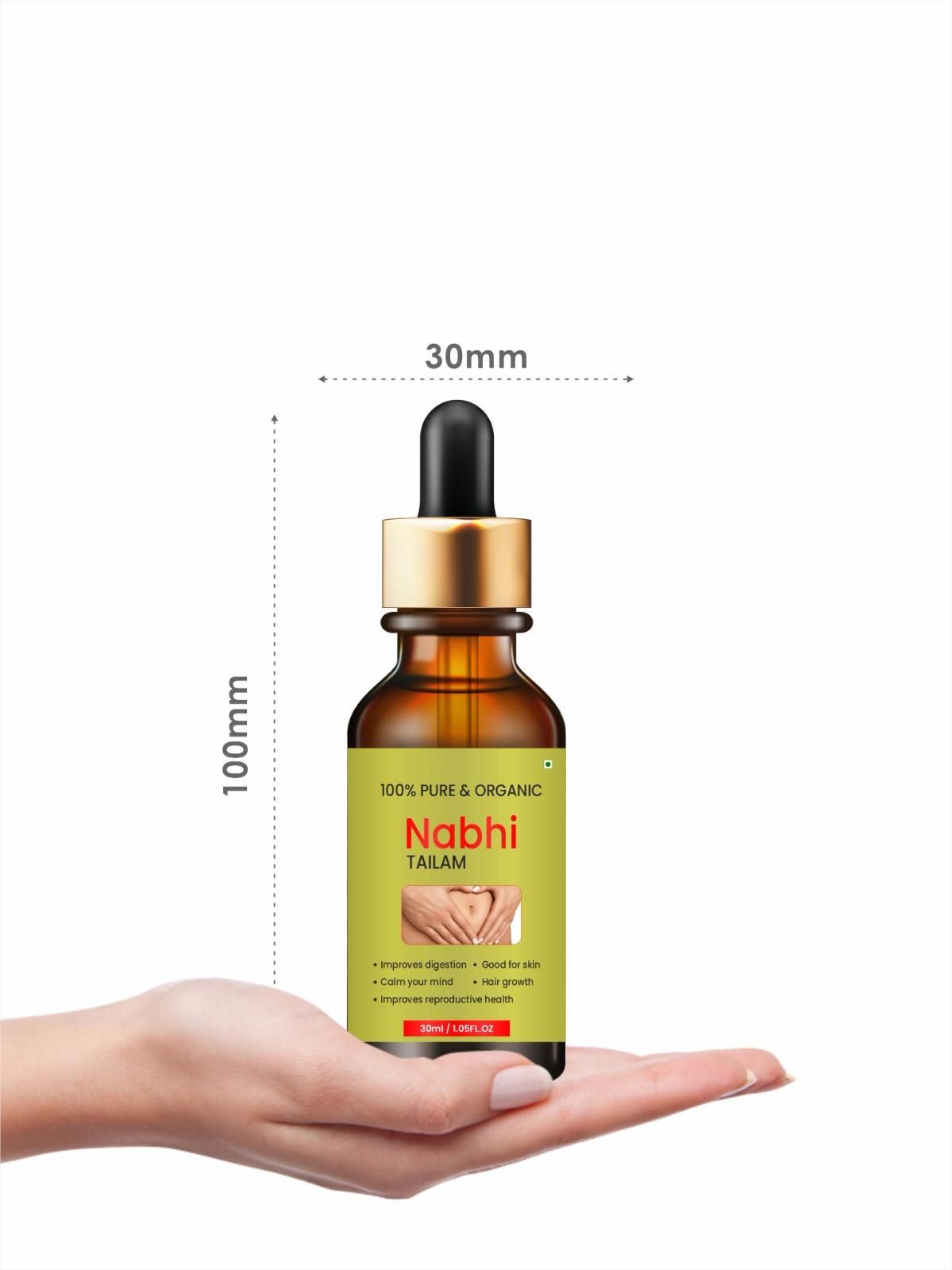 Buy The New Nabhi Touch Ayurvedic Relief Oil For Belly (Pack of 2) - BestCart