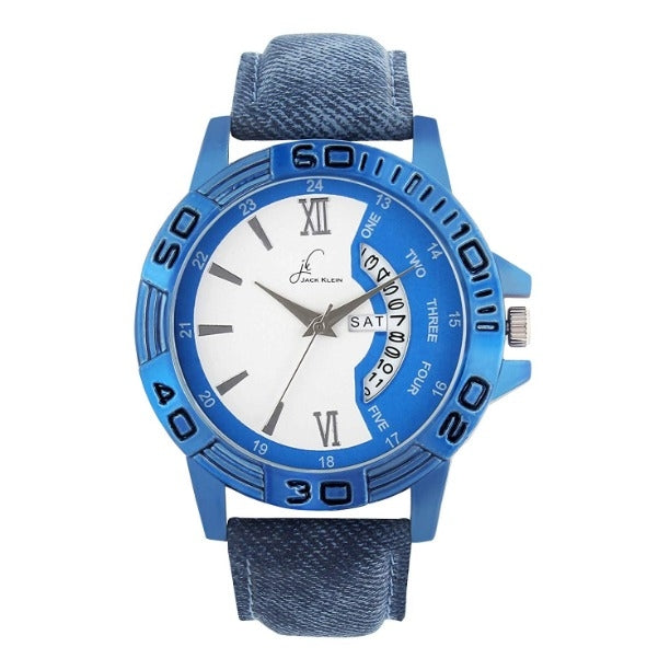 Buy The New Blue Sporty Multi Function Day And Date Working Wrist Watch - BestCart