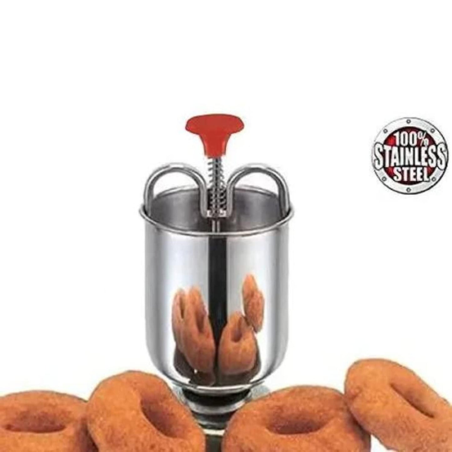 Buy The New Stainless Steel Medu Vada Maker With Stand - BestCart