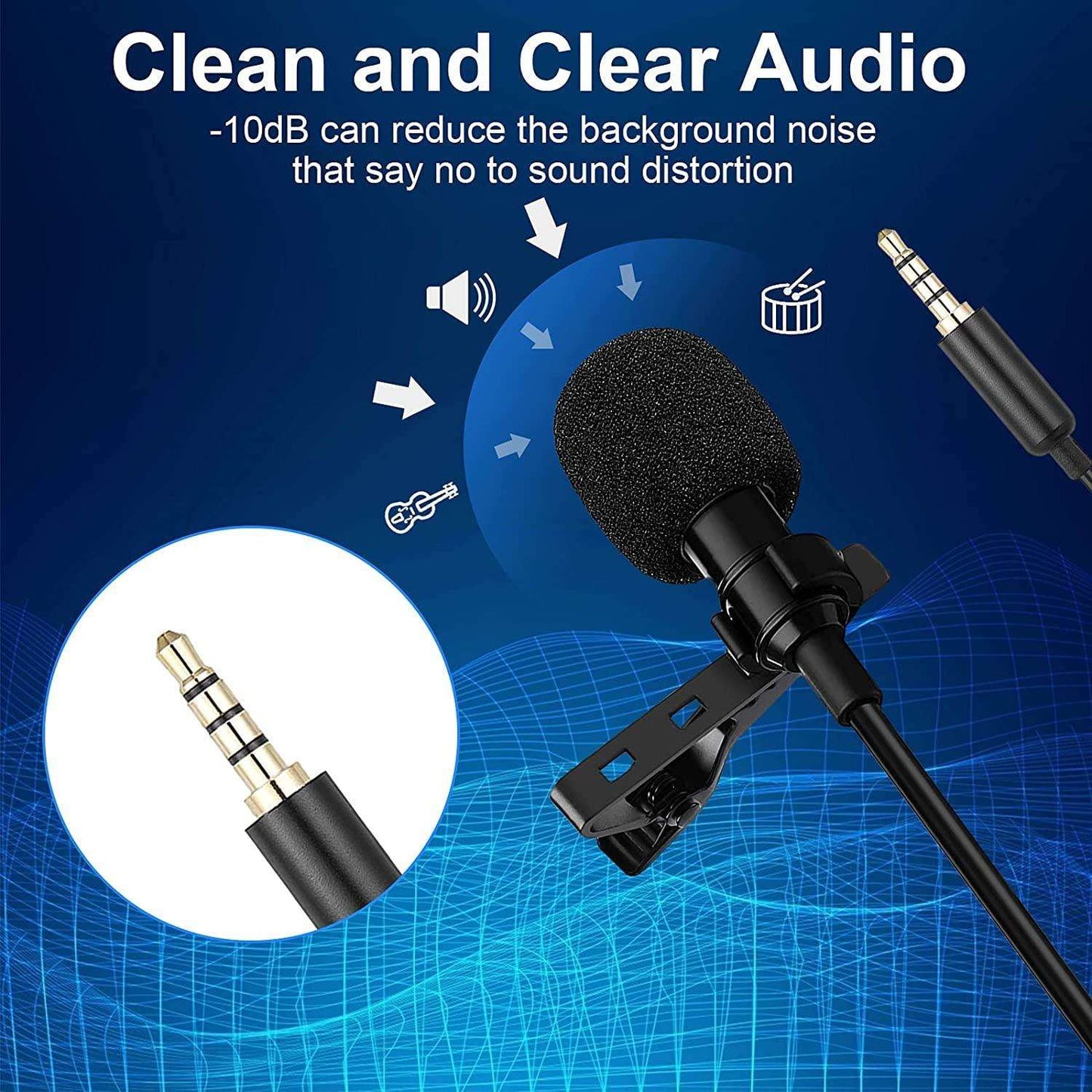 Buy The New Dynamic Lapel Collar USB Omnidirectional Mic - BestCart