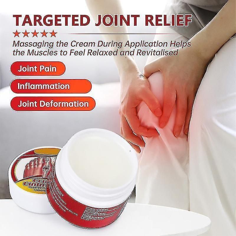 Buy The New Portable Gout Ointment Herbal Toe Knee Joint Pain Relief Massage Cream - BestCart